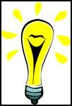 Lightbulb icon signifyig an important idea