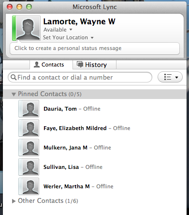 set up and test lync for mac